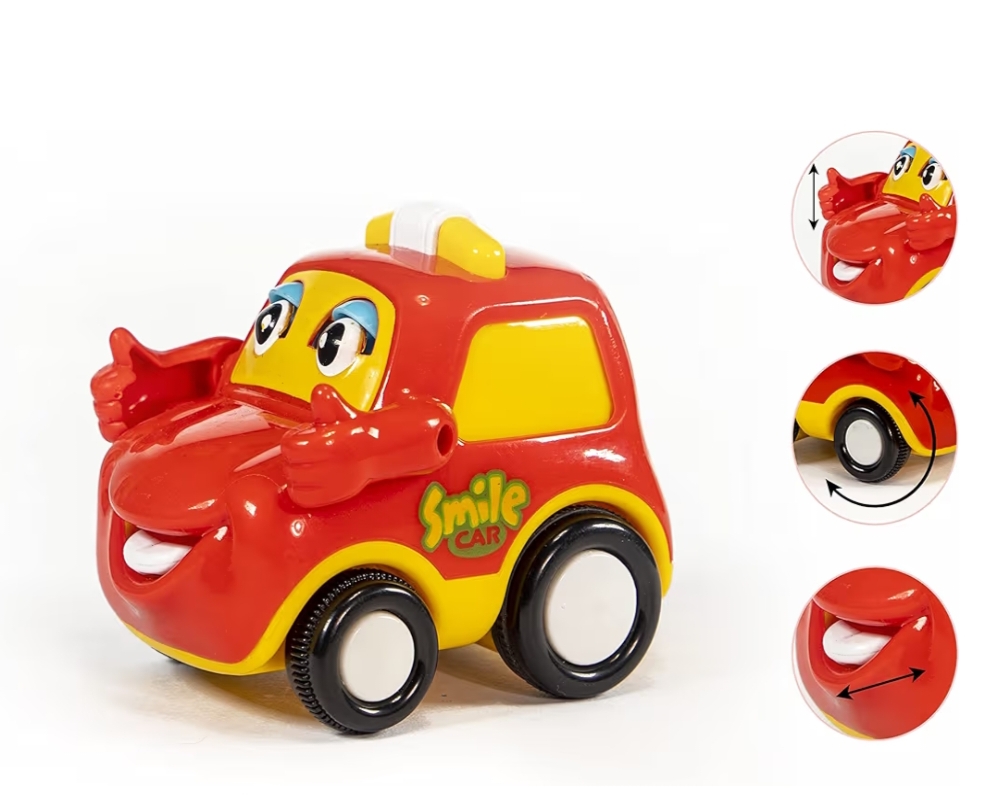Mini smile car toy friction car